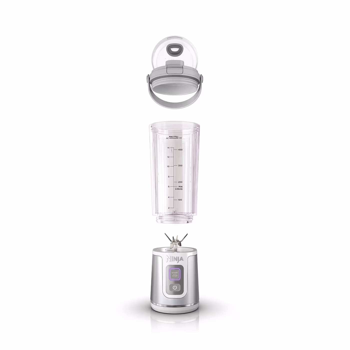Ninja Blast Cordless Portable Blender – White [BC151UKWH]