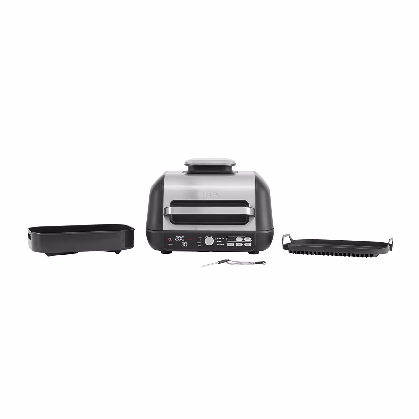 Ninja Foodi MAX Pro Health Grill, Flat Plate & Air Fryer AG651UK