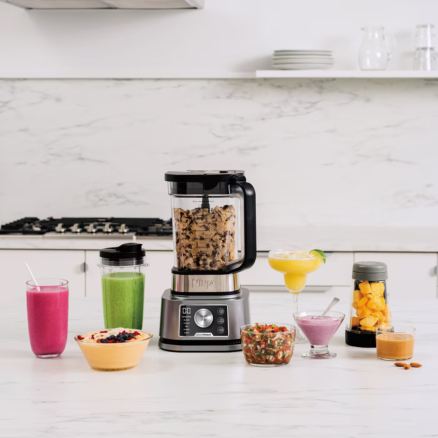 Ninja Foodi Power Nutri Blender 3-in-1 with Smart Torque & Auto-iQ 1200W - CB350UK
