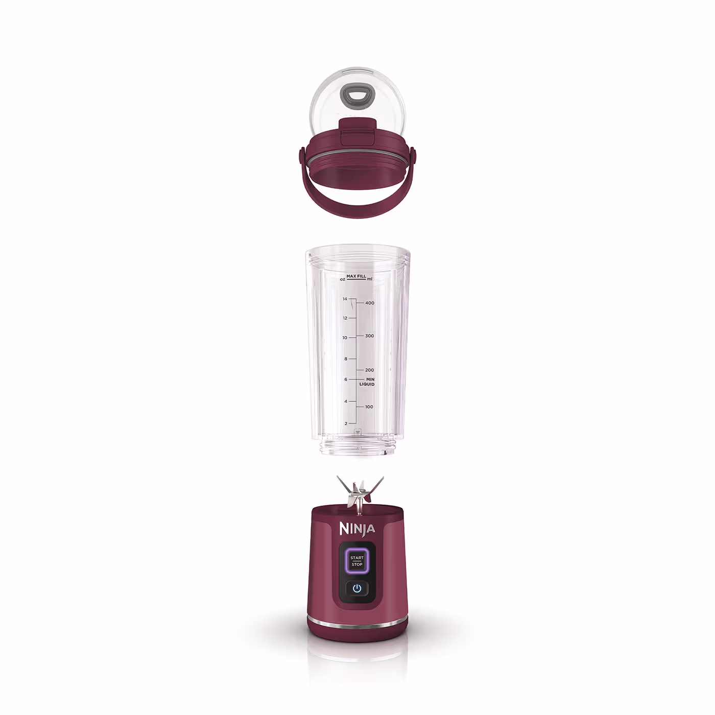 Ninja Blast Cordless Portable Blender – Cranberry [BC151UKCR]