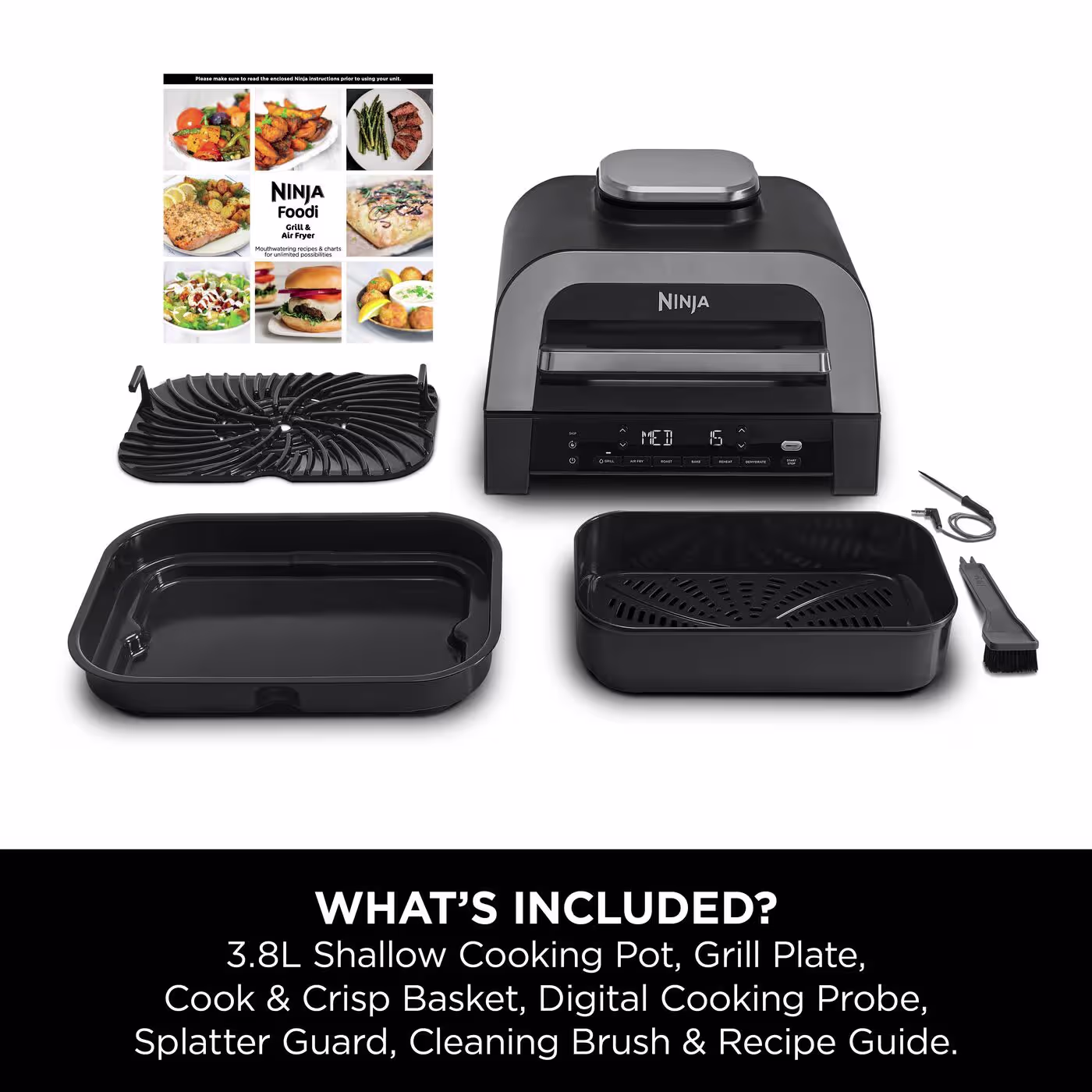 Ninja 6-in-1 MAX Grill & Air Fryer DG551UK
