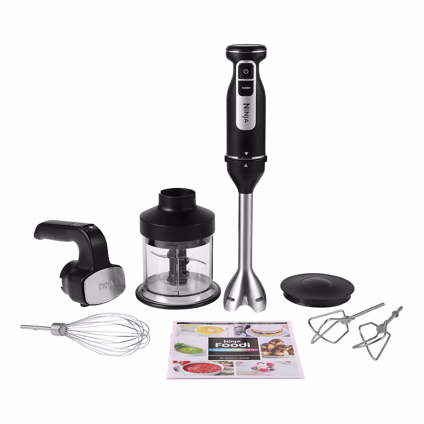 Ninja Foodi 3-in-1 Hand Blender, Mixer & Chopper CI100UK
