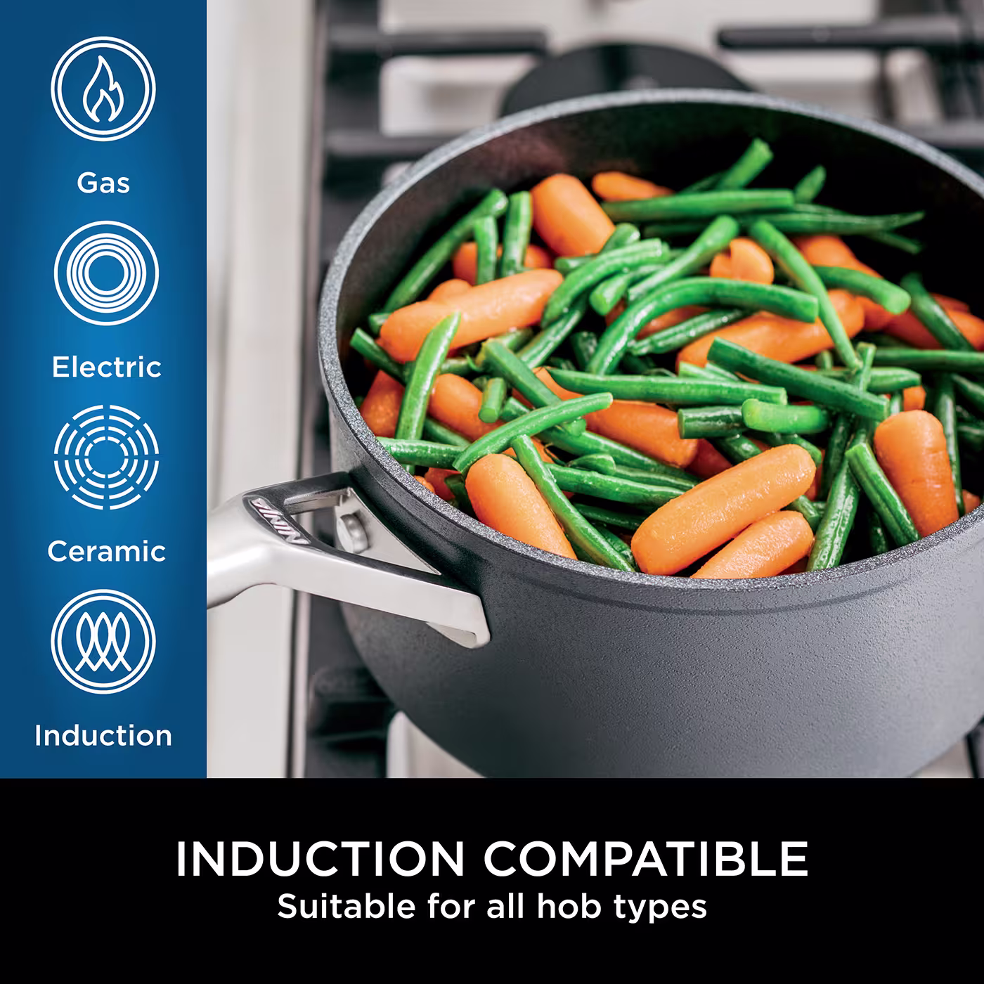 Exclusive Ninja ZEROSTICK Cookware Bundle  - 7 piece set