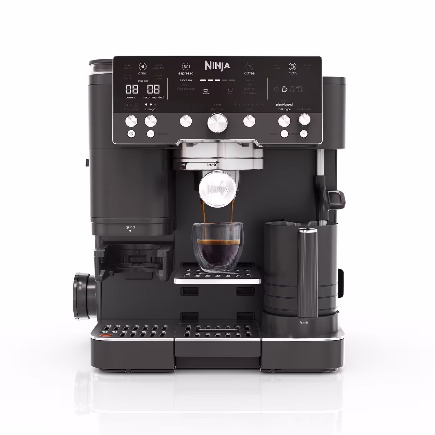 Ninja Luxe Café Premier Espresso Machine - Black ES601UKBK