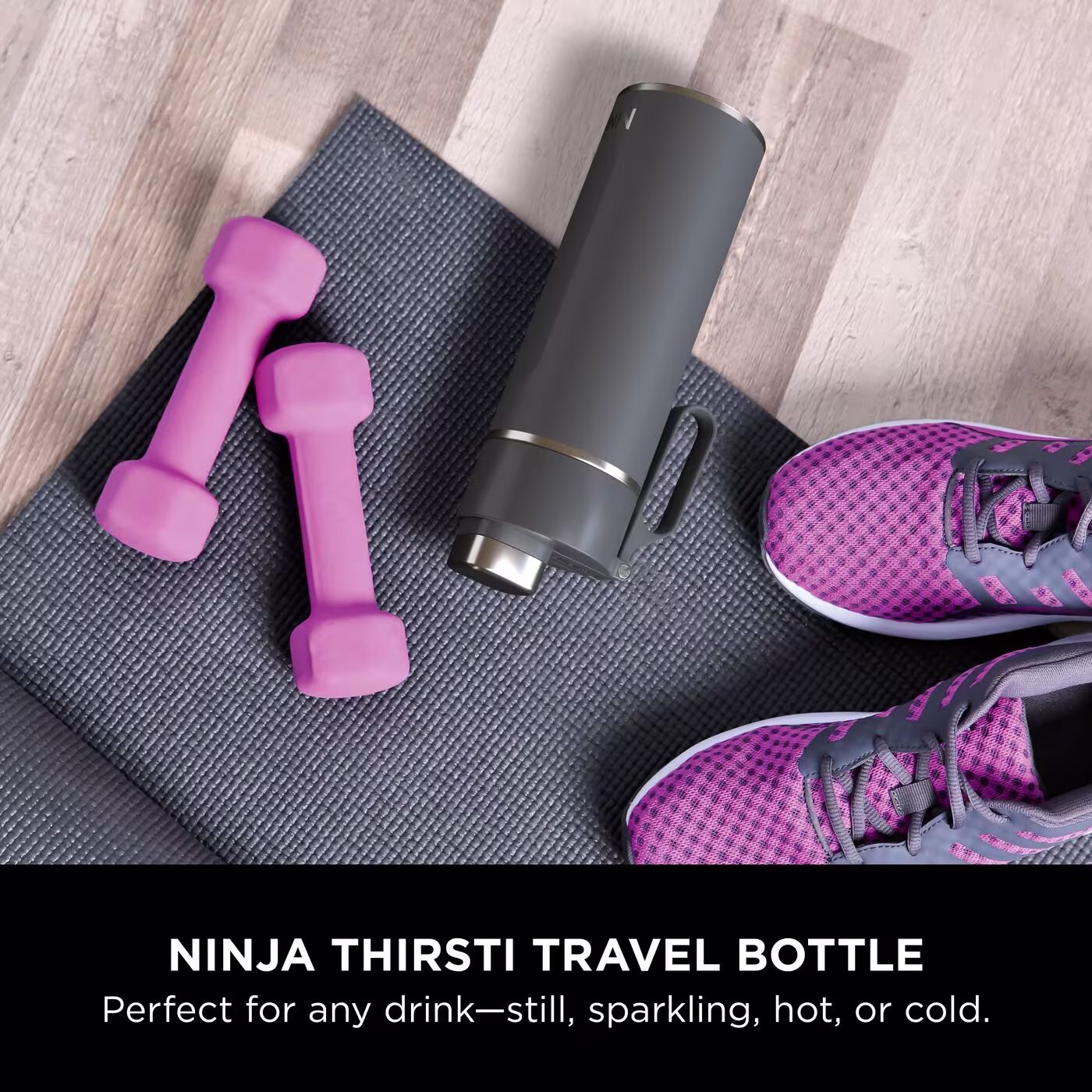 Ninja Thirsti 530 ml Travel Bottle – Grey DW1801EUUKGY