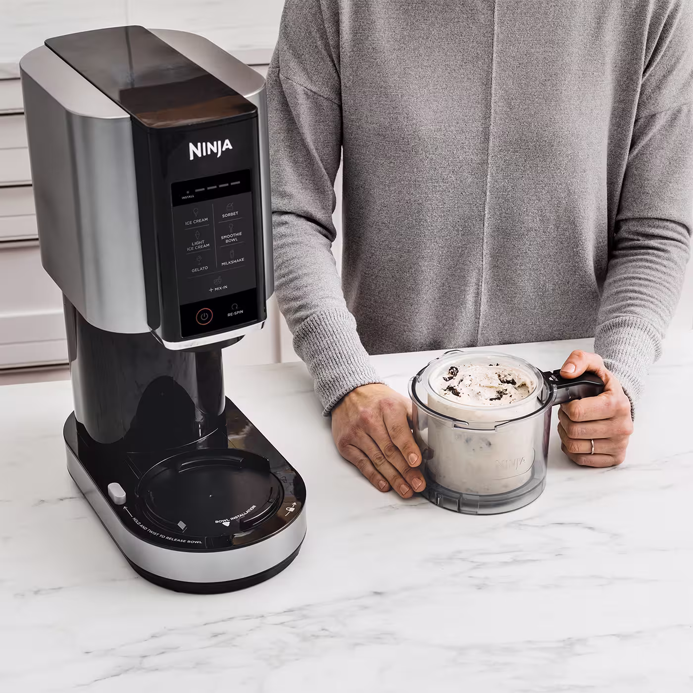 Ninja CREAMi Ice Cream Maker & Ninja SLUSHi Frozen Drink Maker Bundle