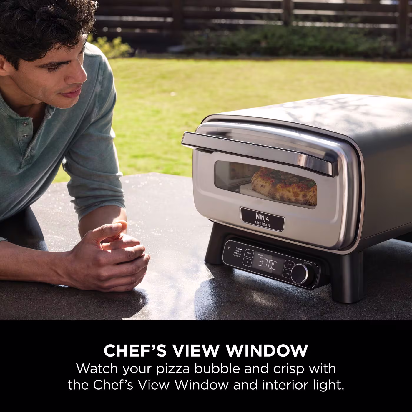 Ninja Artisan Electric Outdoor Pizza Oven & Air Fryer MO201UK