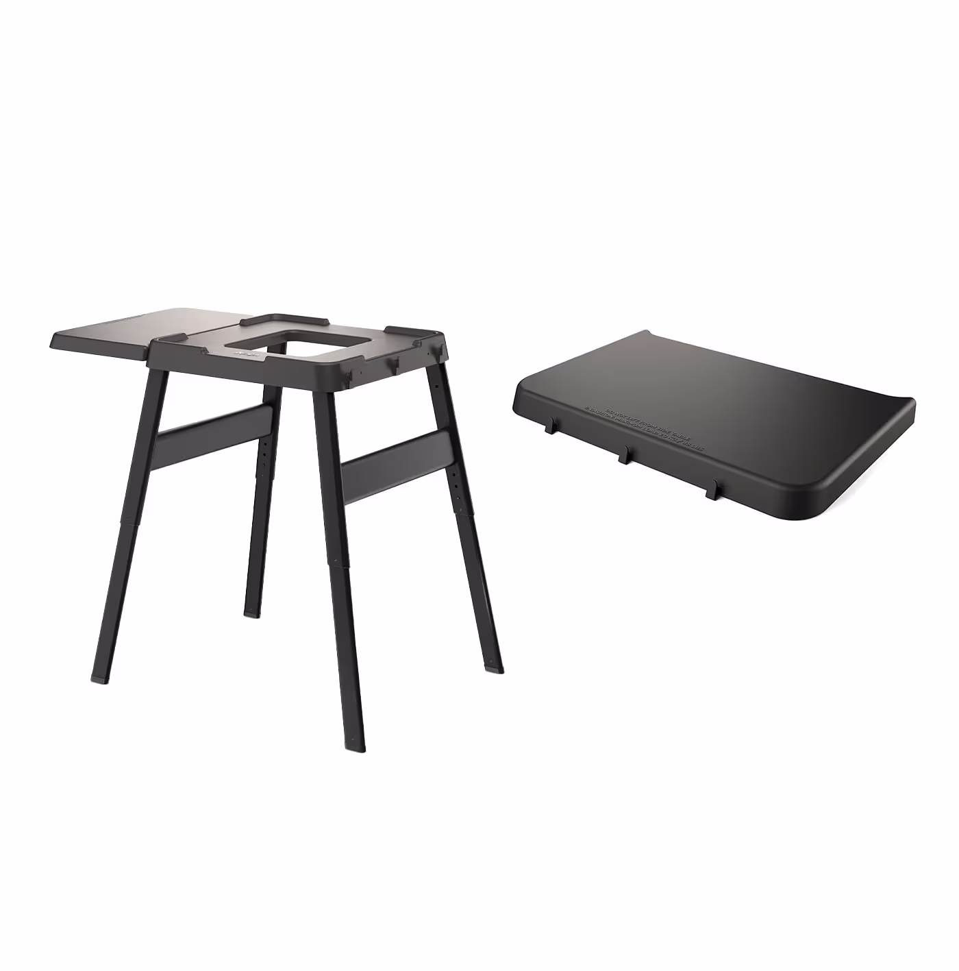 Ninja Woodfire Adjustable Stand with Additional Side Table