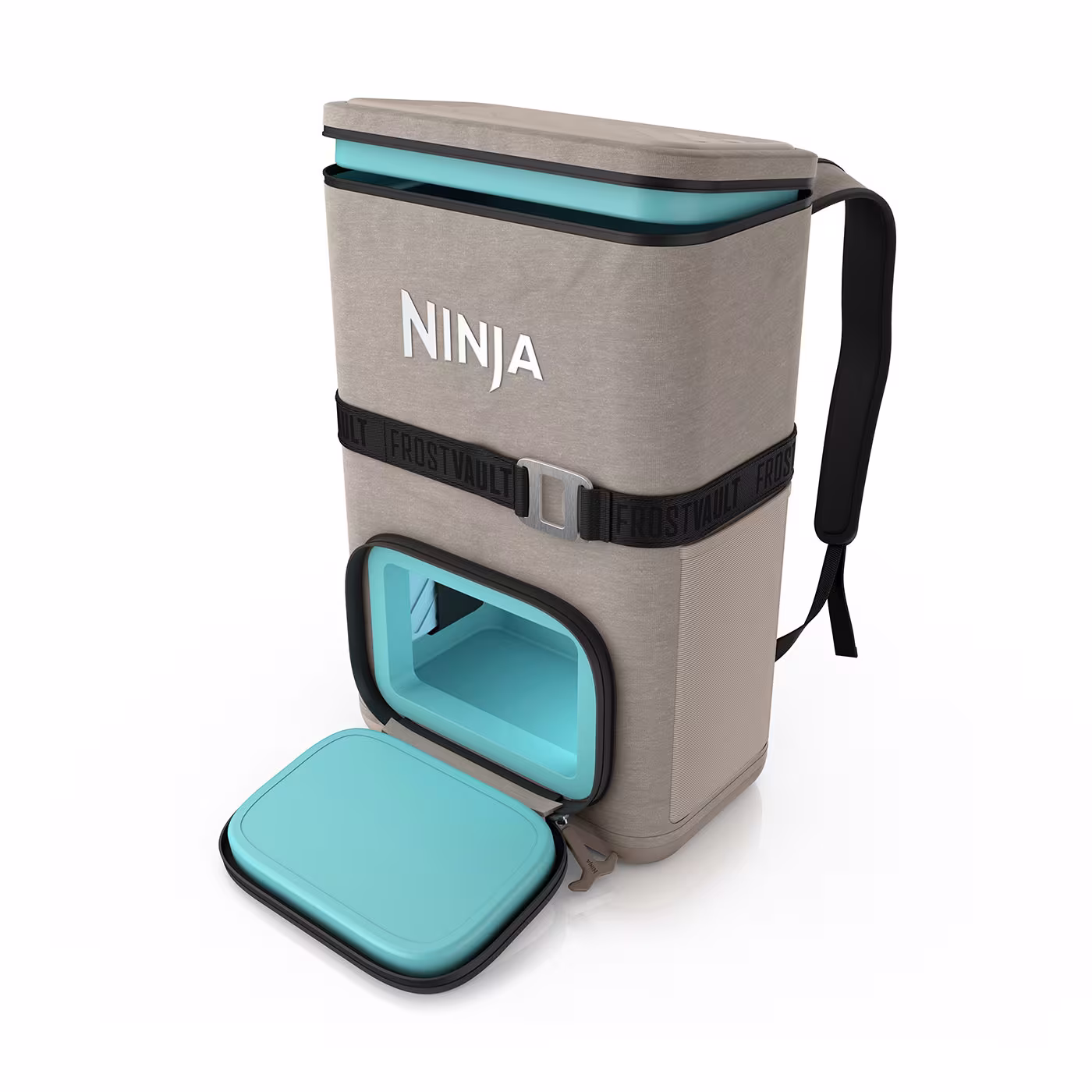 Ninja FrostVault Go 17 litre 24-Can Backpack Soft Cooler - Birch Beige