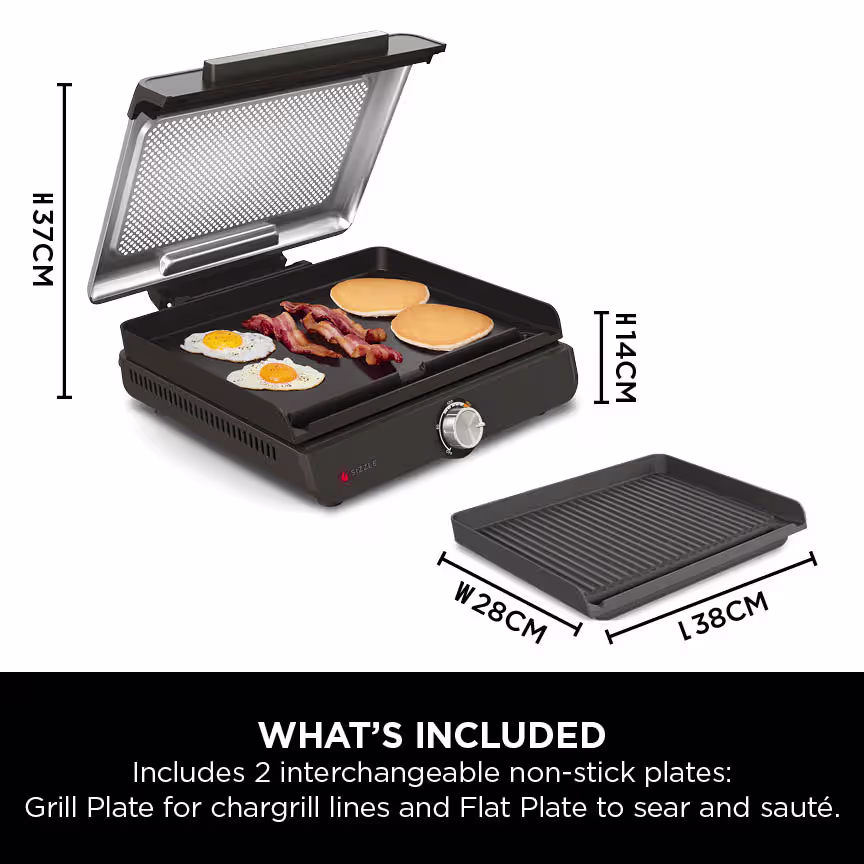 Ninja Sizzle Indoor Grill & Flat Plate GR101UK
