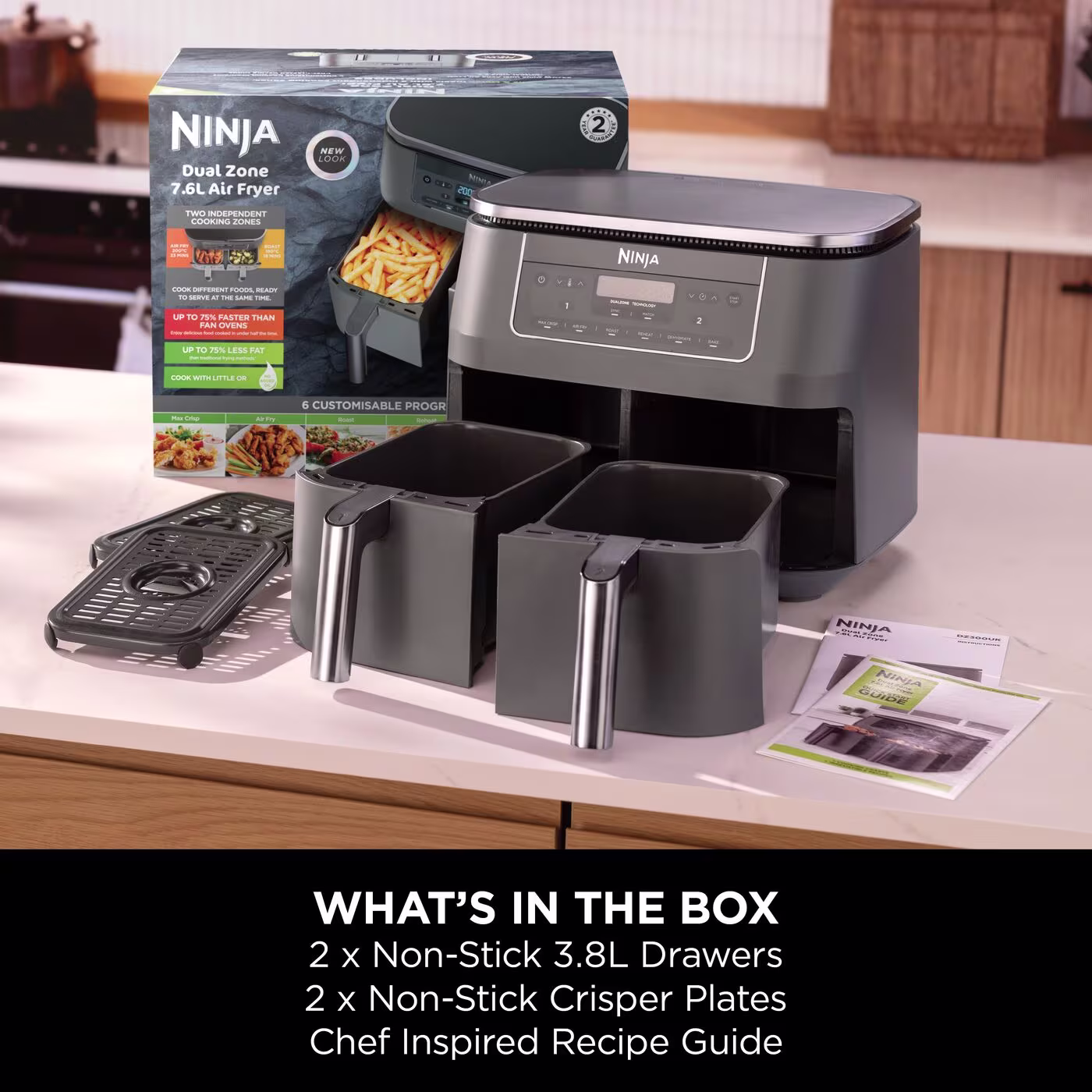 Ninja 6-in-1 Dual Zone Air Fryer 7.6L DZ300UK