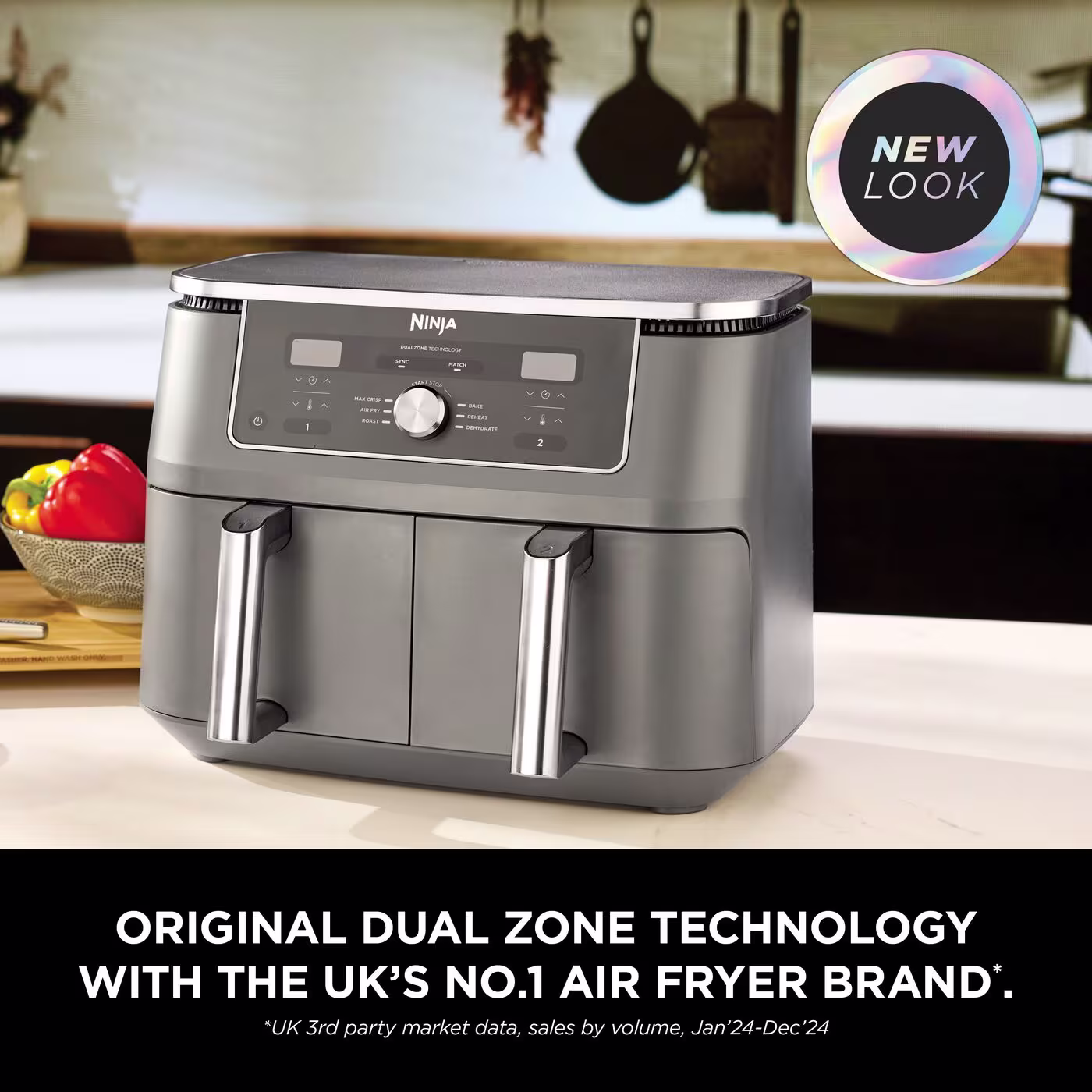 Ninja MAX 6-in-1 Dual Zone Air Fryer 9.5L DZ400UK