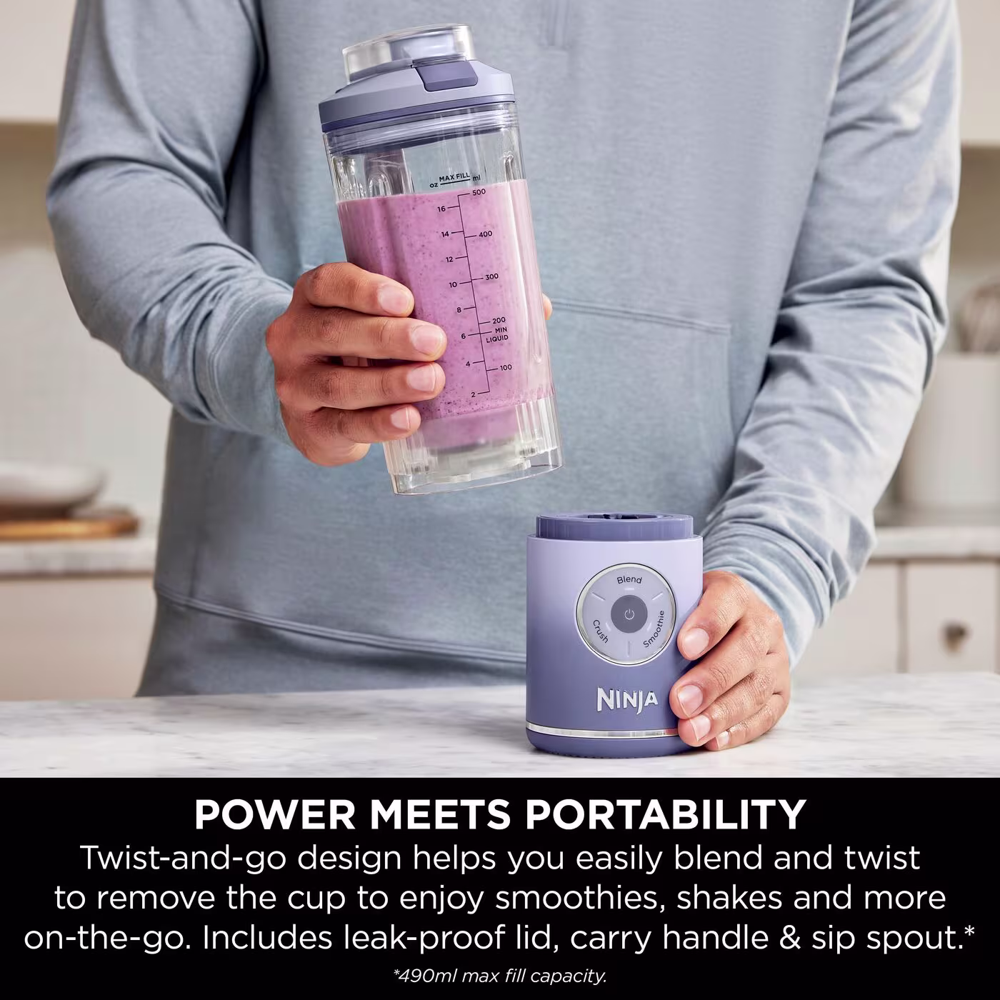 Ninja Blast Max Portable Blender - Lavender BC251UKLD