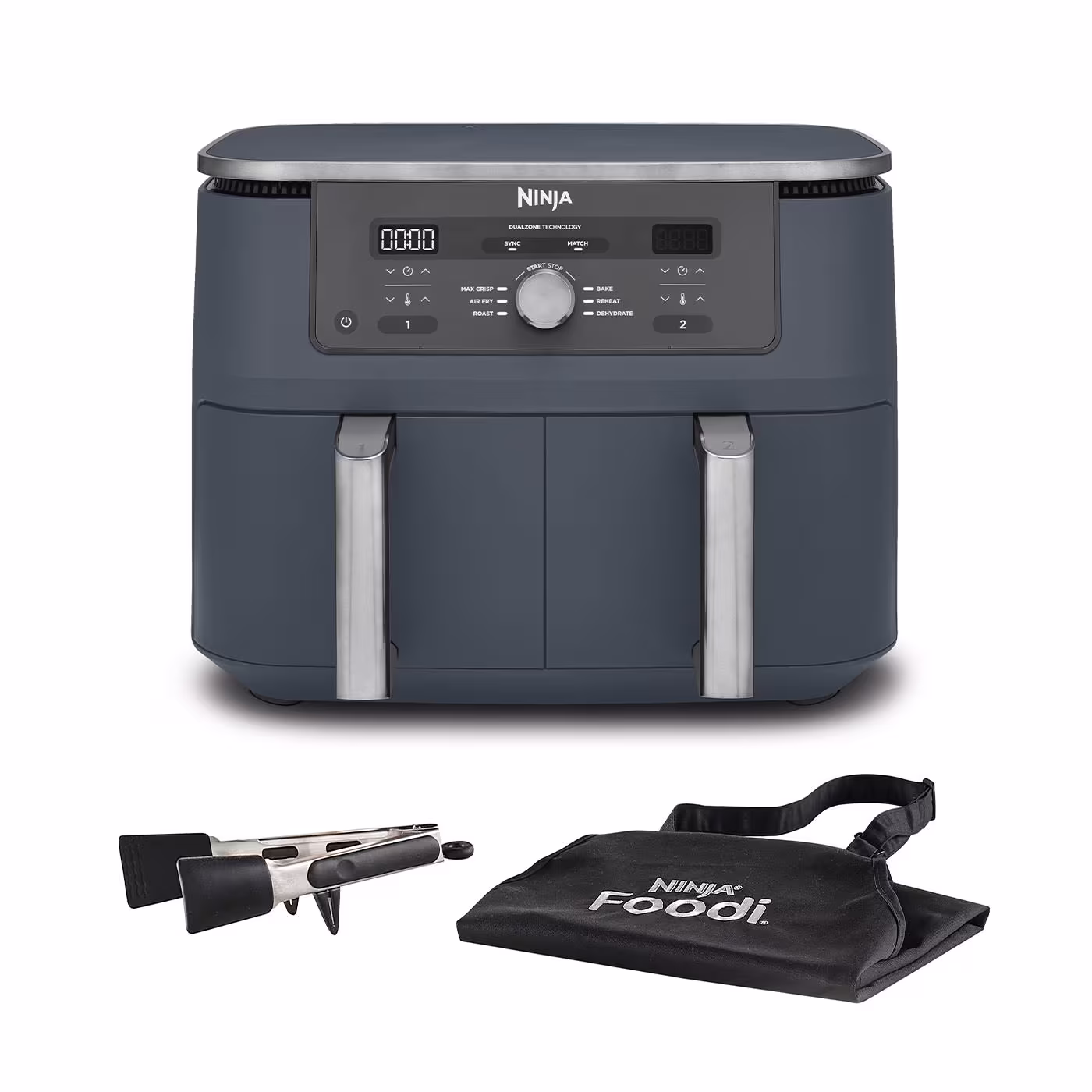 Ninja MAX 6-in-1 Dual Zone Air Fryer 9.5L – Cyber Space DZ400UKCYD