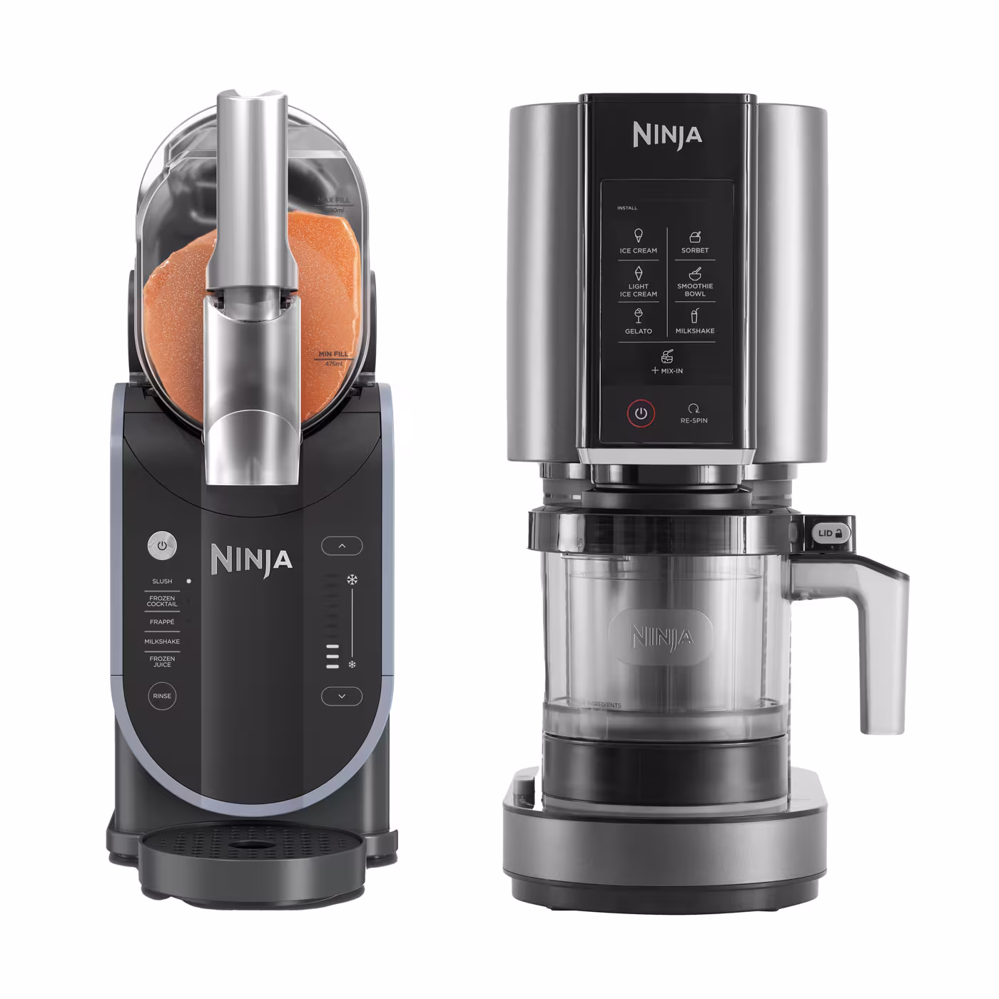 Ninja CREAMi Ice Cream Maker & Ninja SLUSHi Frozen Drink Maker Bundle
