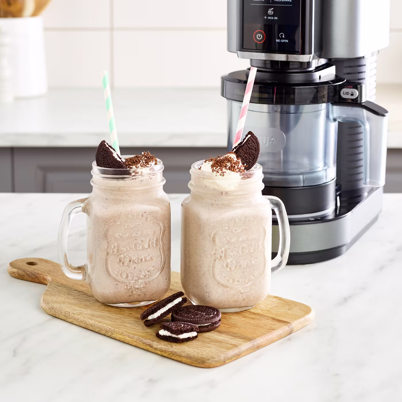 Ninja CREAMi Ice Cream Maker & Ninja SLUSHi Frozen Drink Maker Bundle