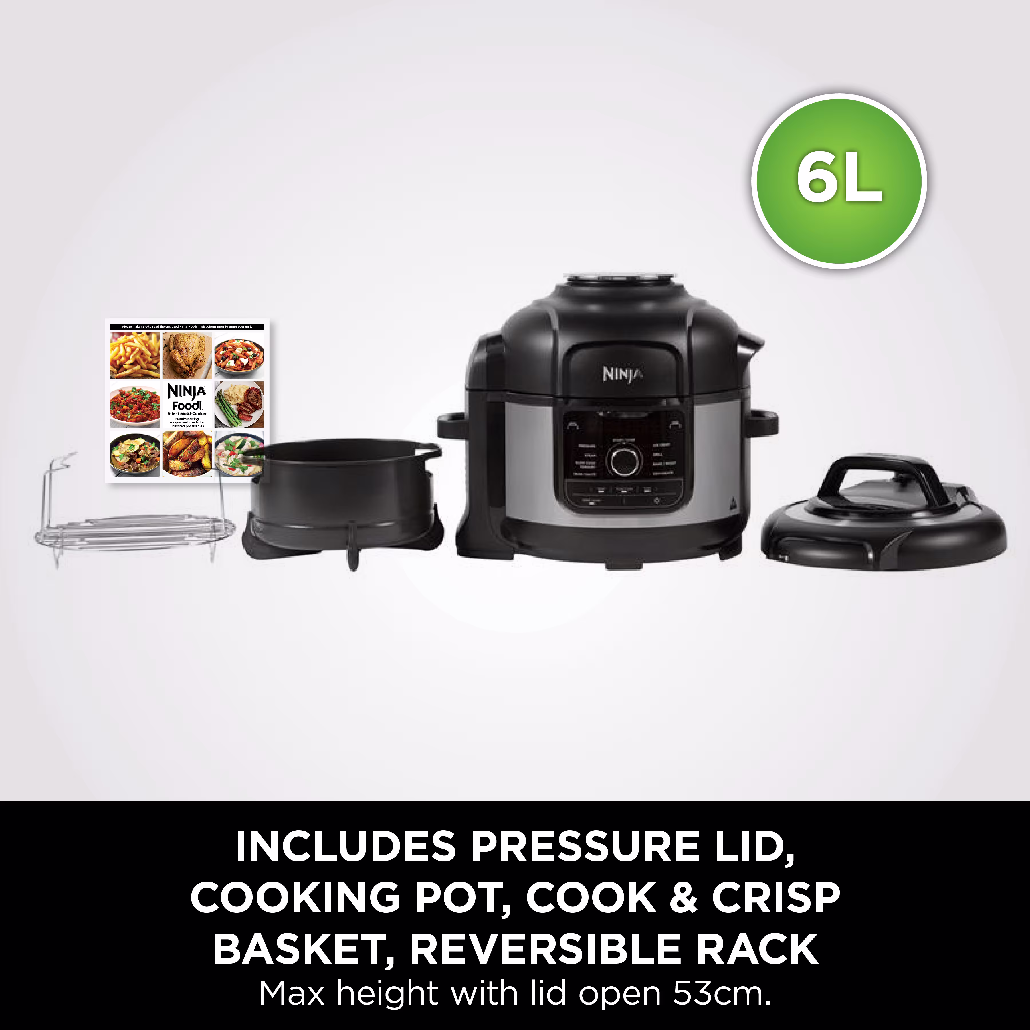 Ninja Foodi 9-in-1 Multi-Cooker 6L OP350UK