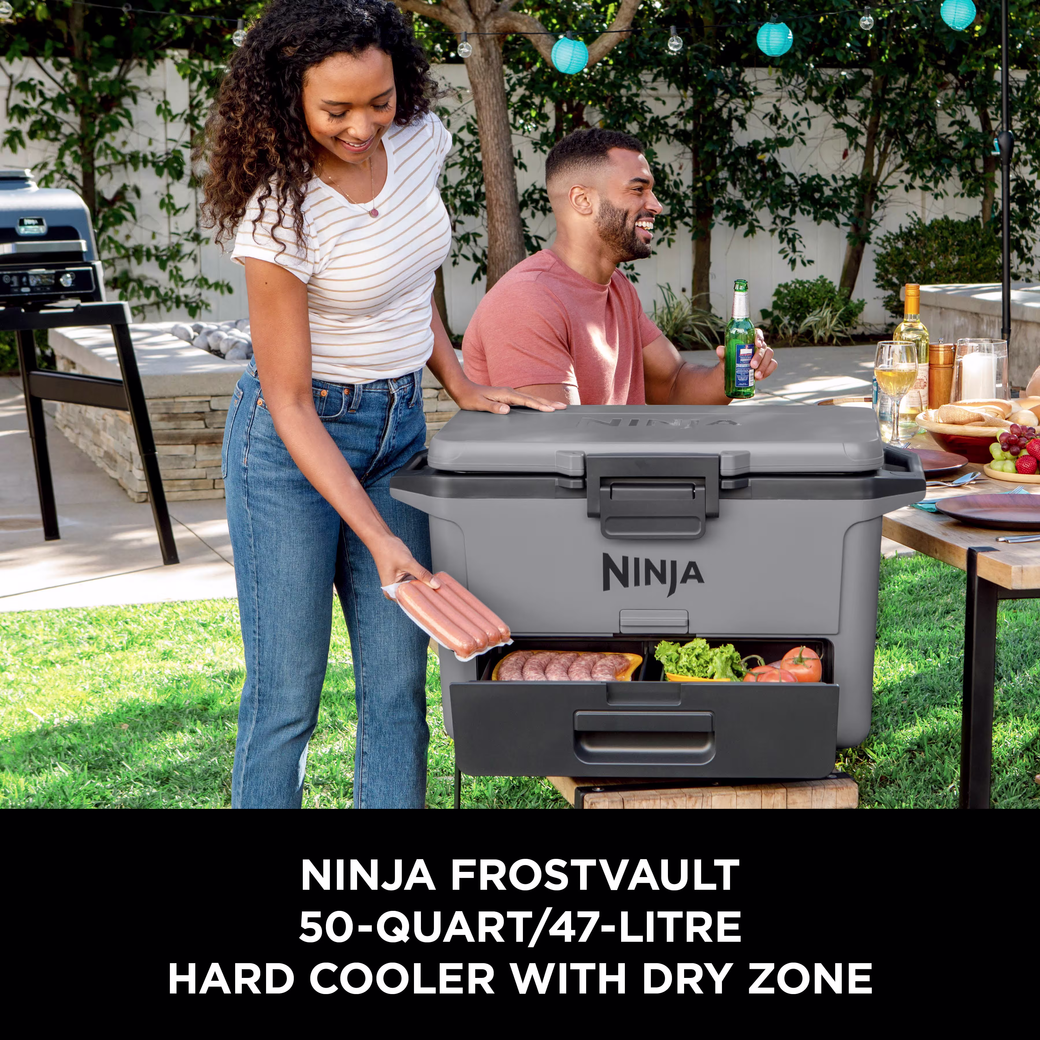 Ninja FrostVault 50QT/47L Hard Cooler - Slate Grey FB151UKGY