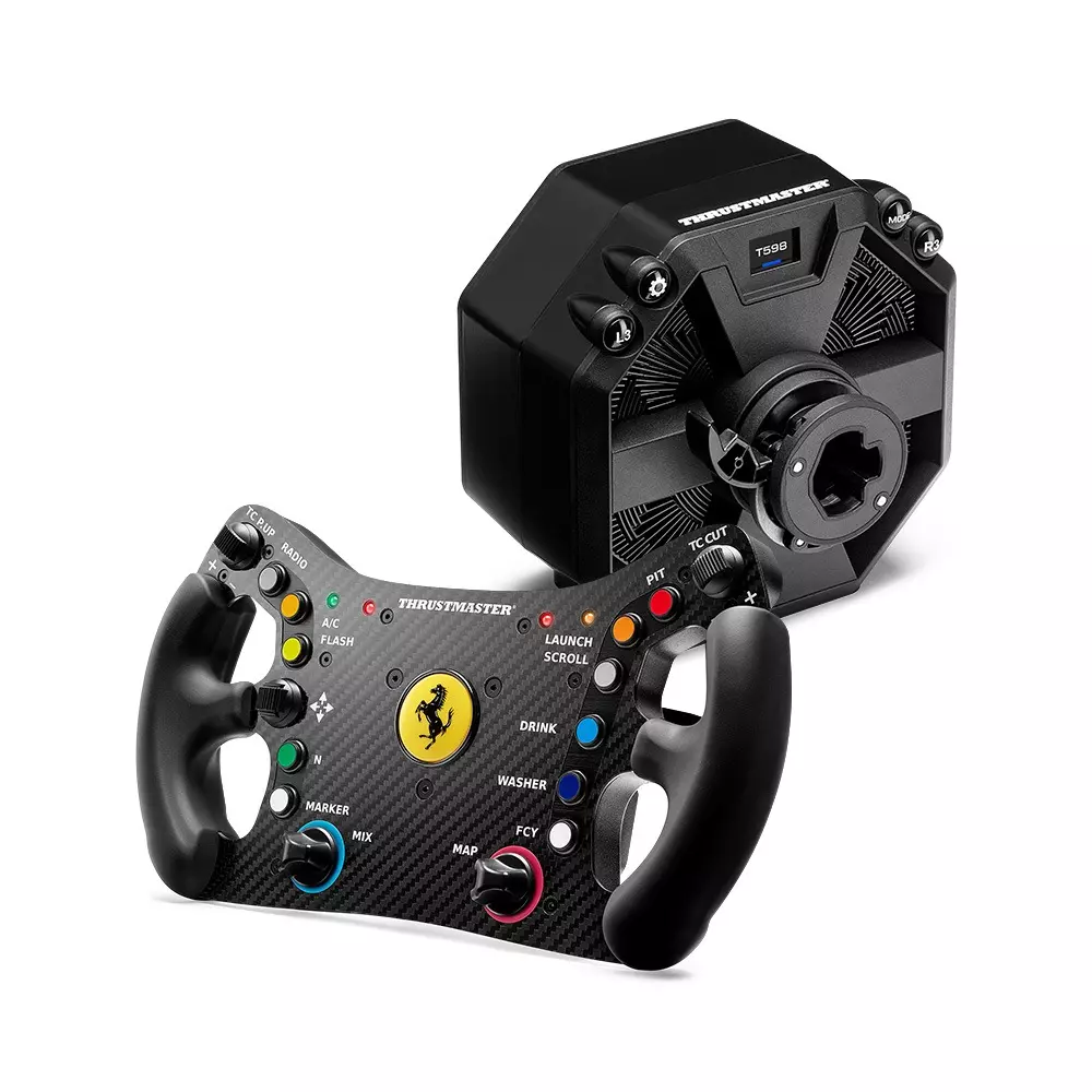BUNDLE - T598 SERVO BASE + FERRARI 488 GT3 WHEEL ADD-ON